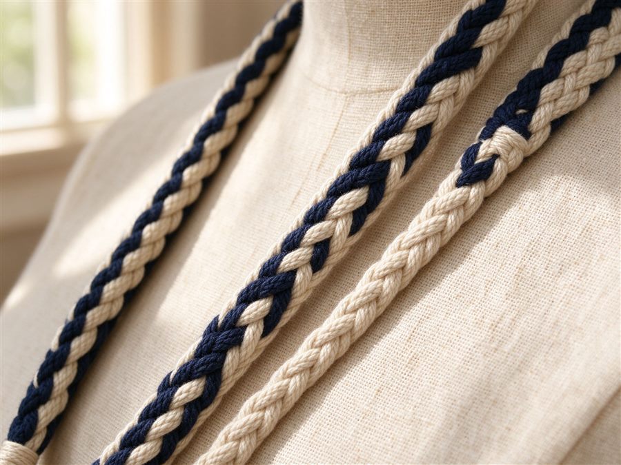 Woven Lanyard Neck Strap detail