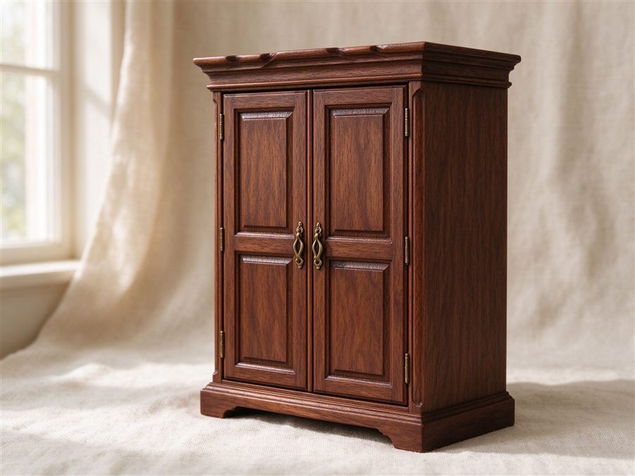 Miniature Armoire Wardrobe detail