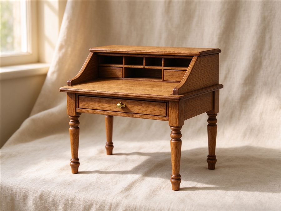 Mini Oak Writing Desk