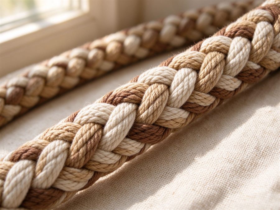 Handwoven Pet Leash detail