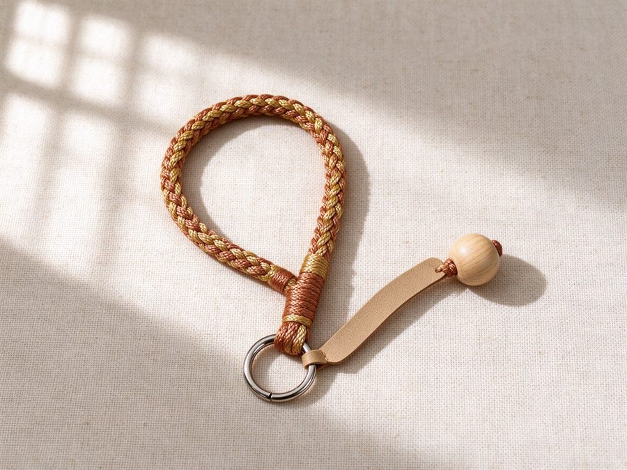 Handwoven Phone Strap detail