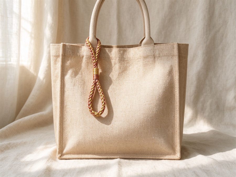 Handwoven Phone Strap detail