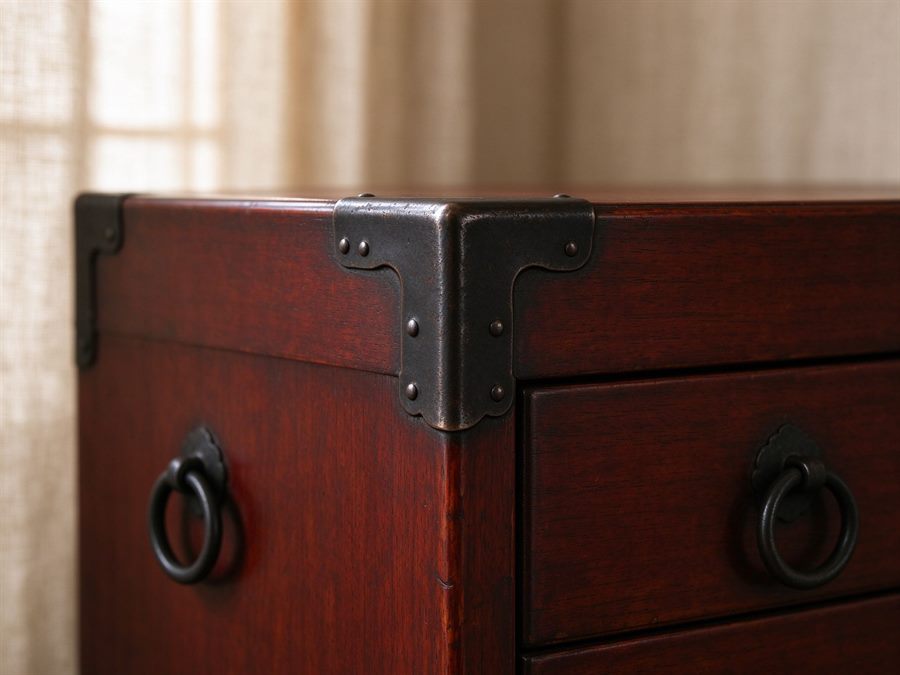 Stacking Tansu Chests detail