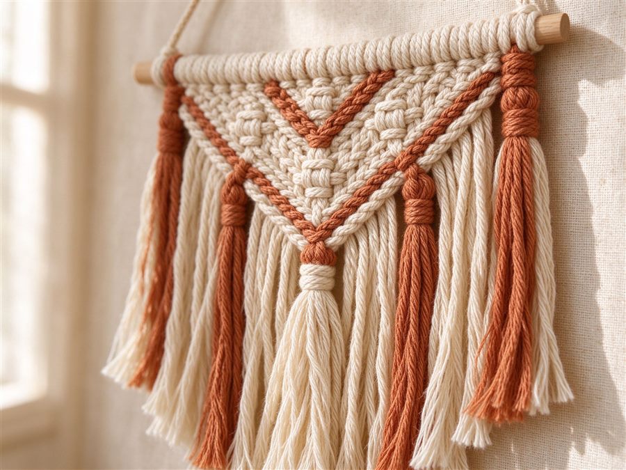 Tassel Wall Hanging detail