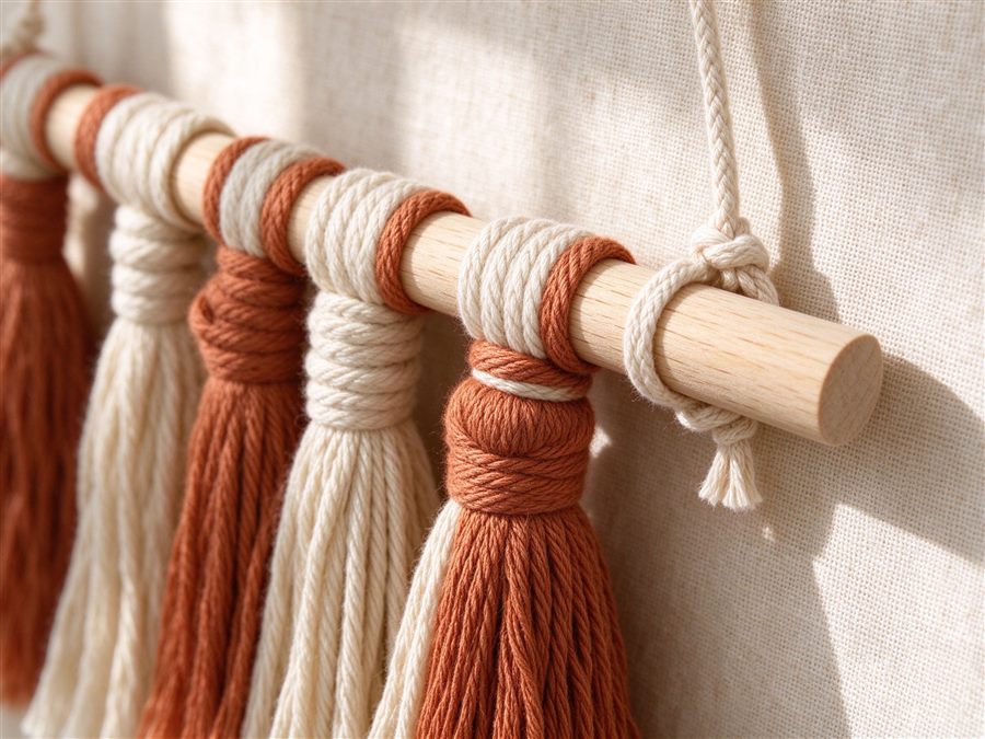 Tassel Wall Hanging detail