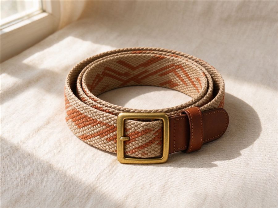 Handwoven Waist Belt detail